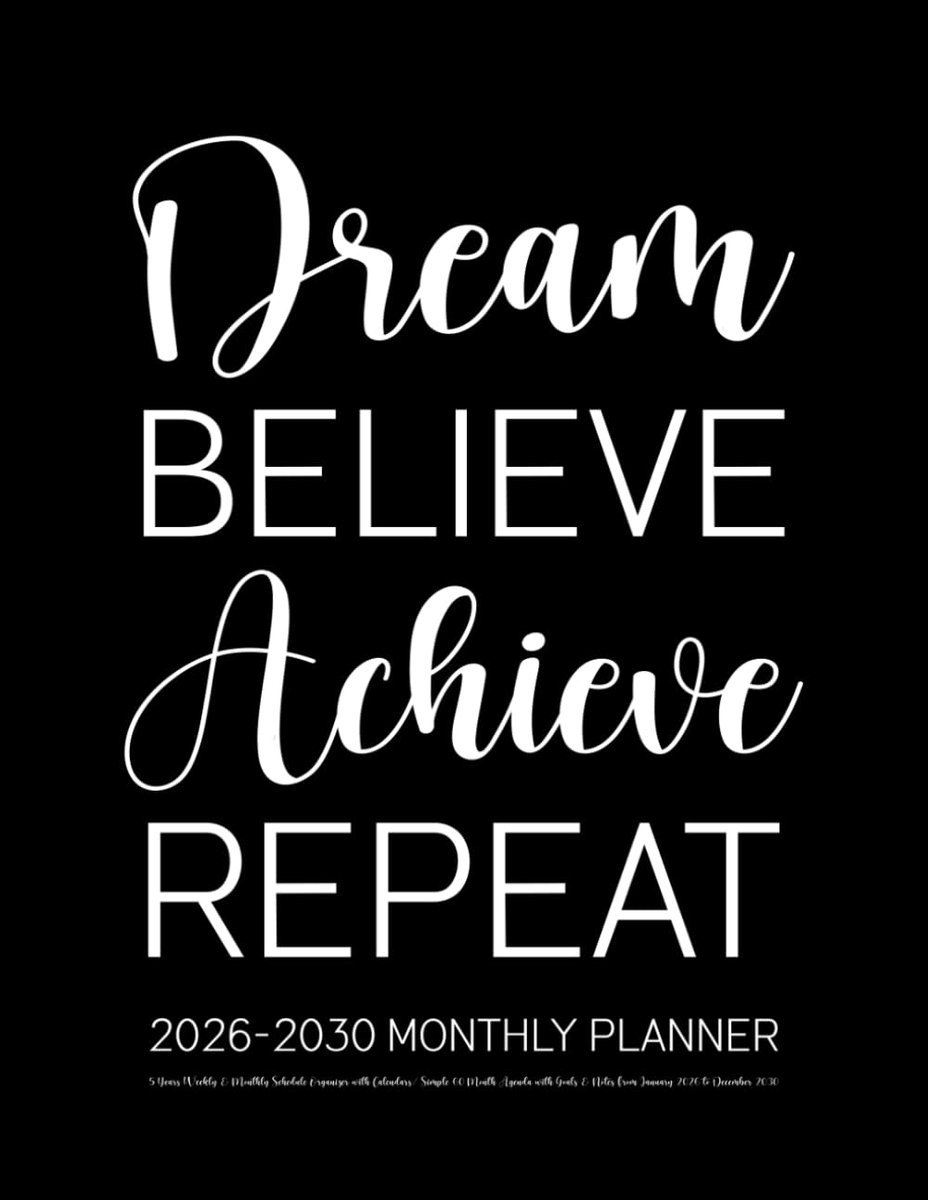 Maandplanner 2026-2030 - 5 jaar agenda - Met doelen en notities - Organiseer je leven - ShopVlot