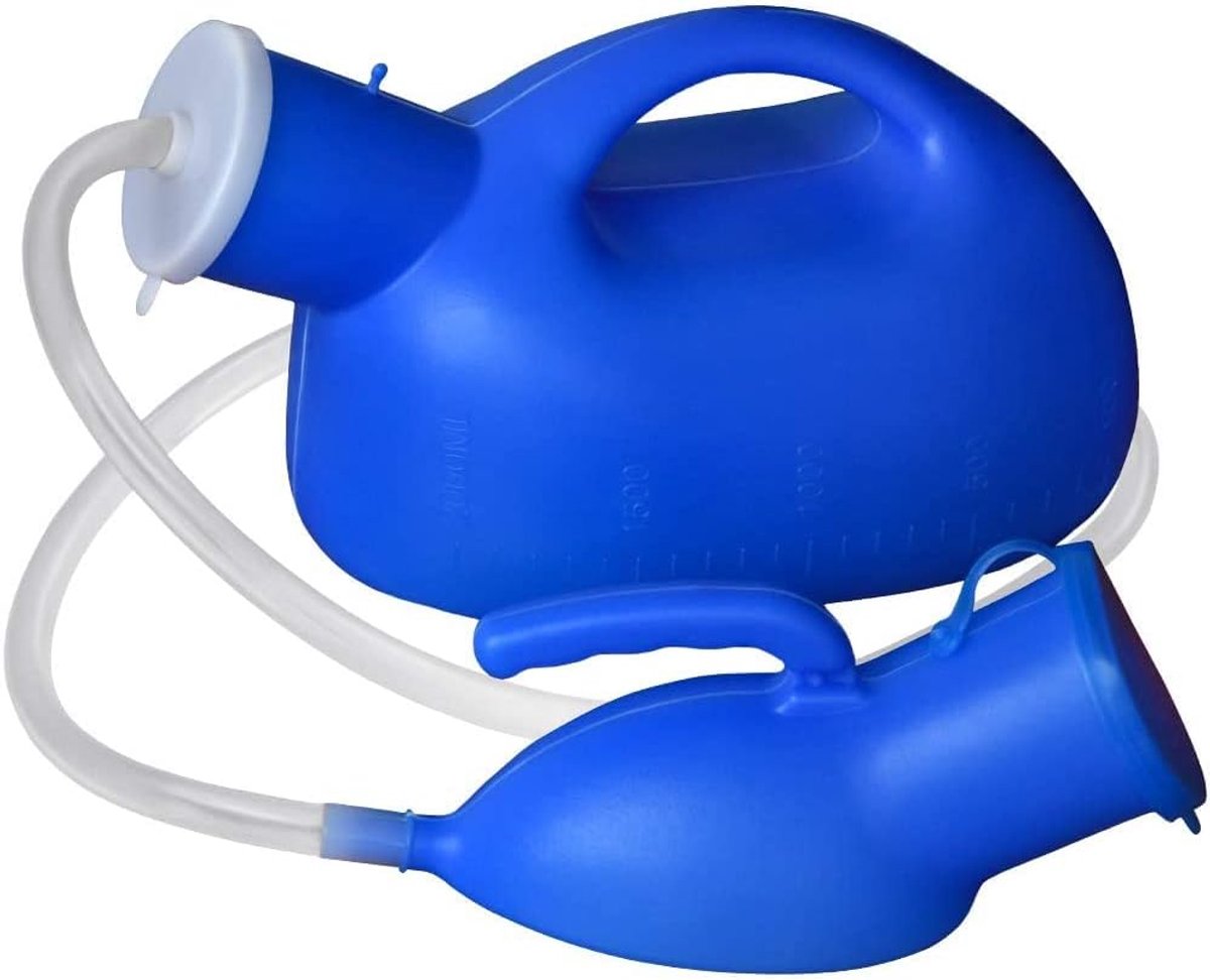 Urinal voor mannen 2000ml - Levenslang gebruik - Leakproof en comfortabel - Ideaal voor ouderen en reizen - ShopVlot
