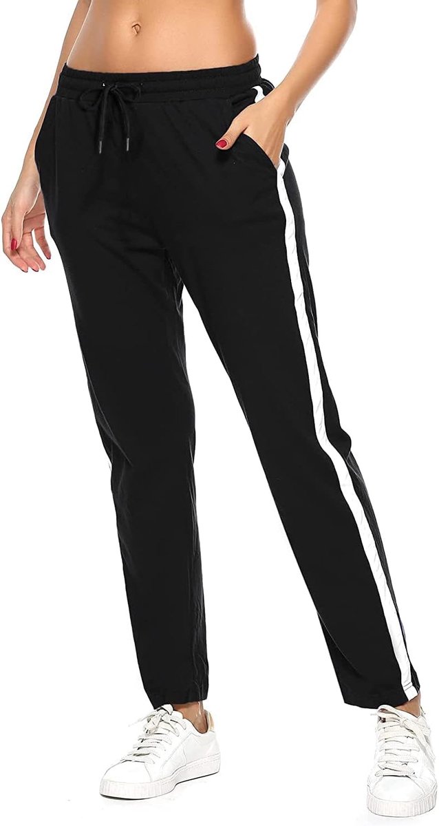 Joggingbroeken Dames - Katoen - Elastische Taille - Ideaal voor Fitness - SnelShoppen