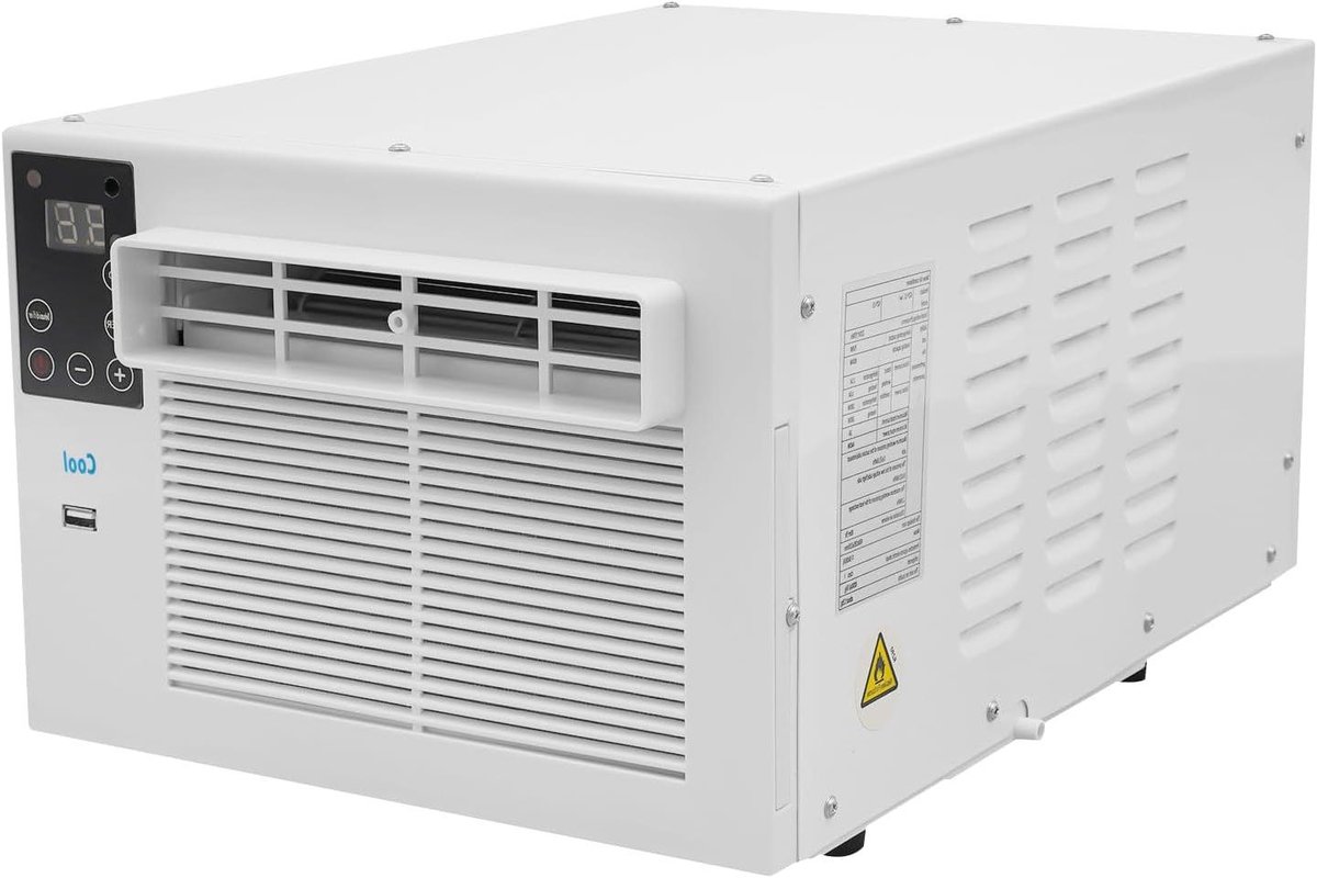 Compact Airconditioner - Mobiele Koeler - Ruimte Koelen - Draagbare Unit - 750W - Wit