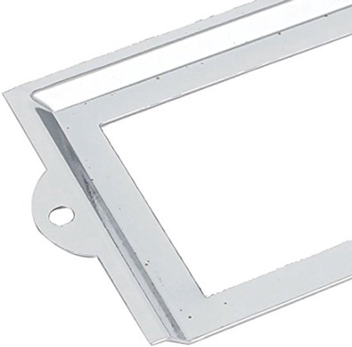 sourcing folder 6 stuks kantoor bestanden tray label houder frame zilver 105mm x 60mm