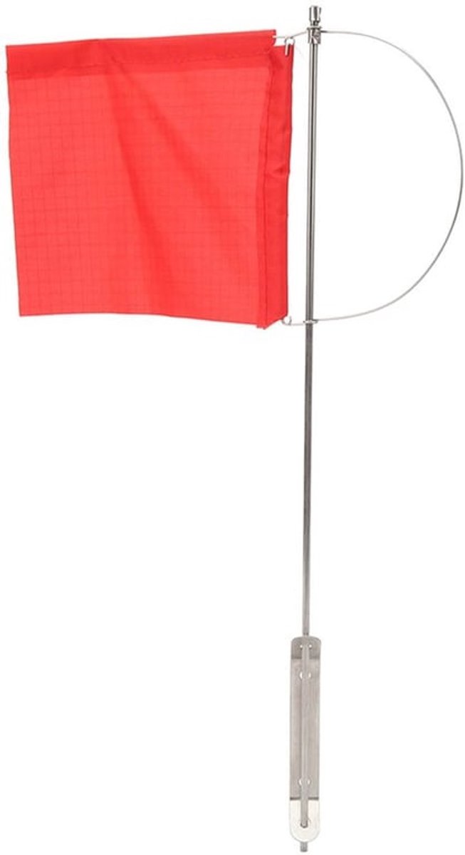 Mastvlag Windindicator, Grote Schaal Windindicator Vlag Toepasbaar RVS Strijklicht voor Zeilboot (140 x 120 mm / 5.51 x 4.72 inch)