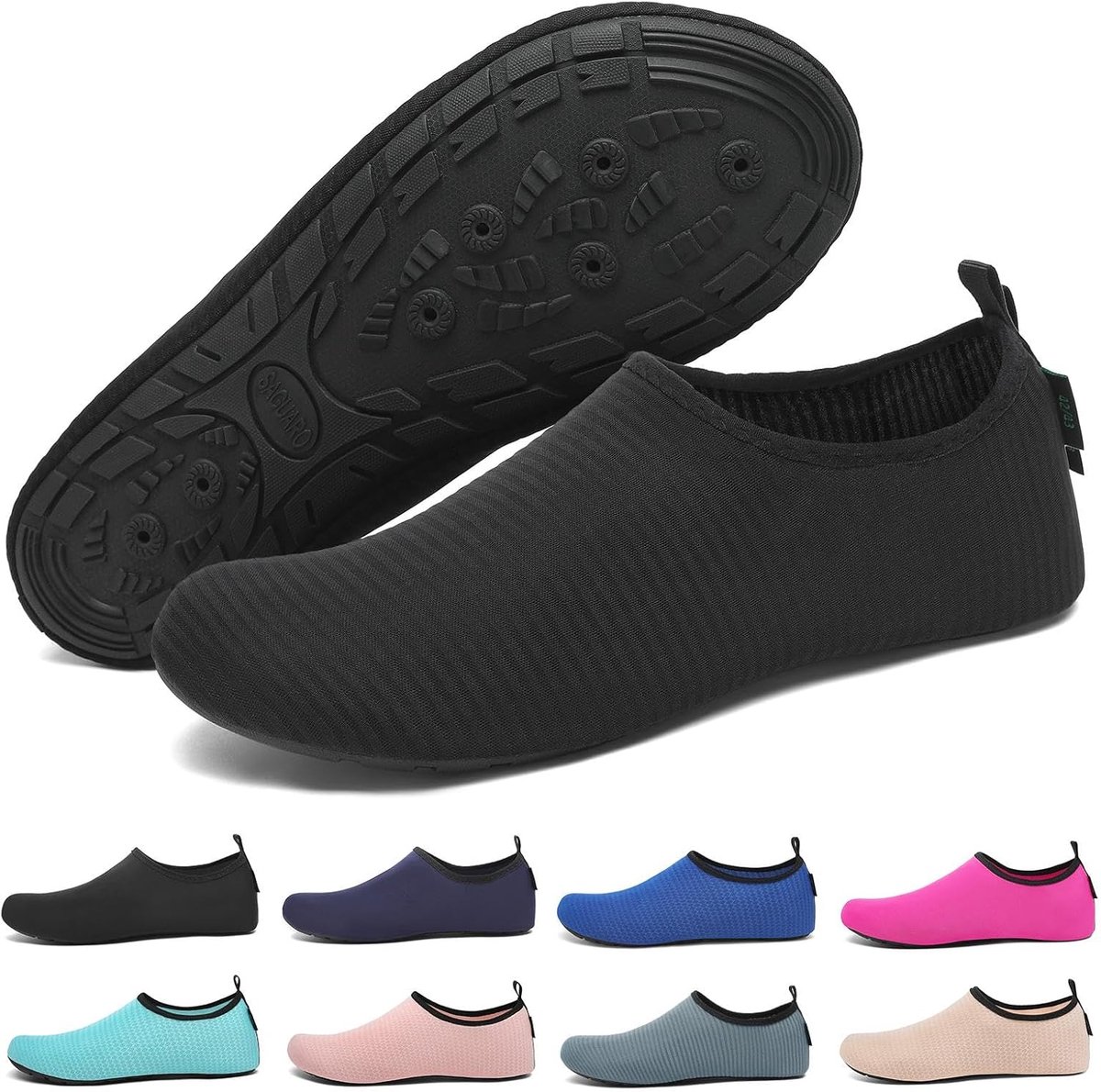 Badeschoenen met 7 afvoergaten - sneldrogend - antislip - ideaal voor in bad of zwembad - SnelShoppen