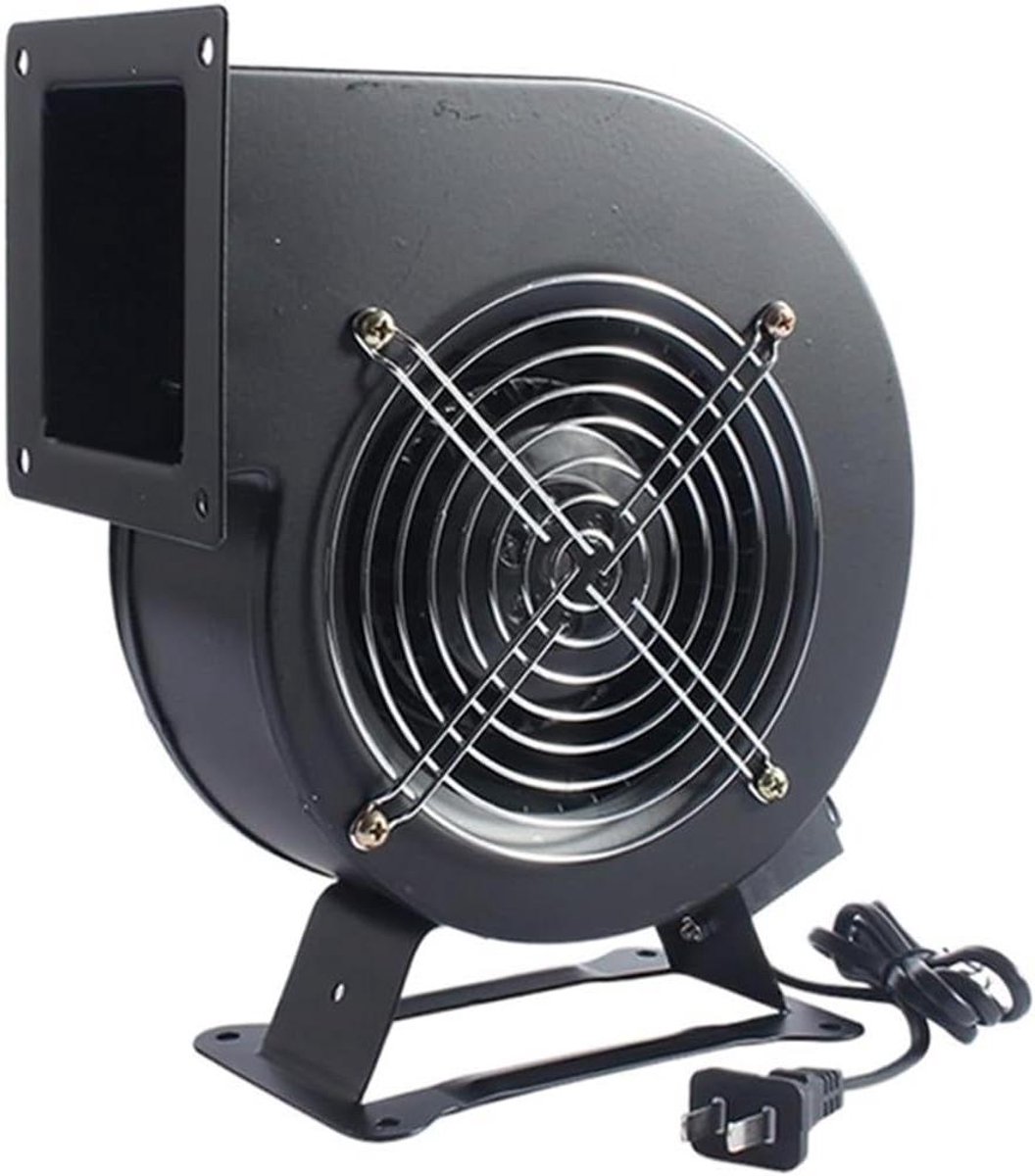 Blowerventilator - Luchtblazer Centrifugaal - Stof Afzuigen - Hogedruk Ventilator - 140W - Zwart