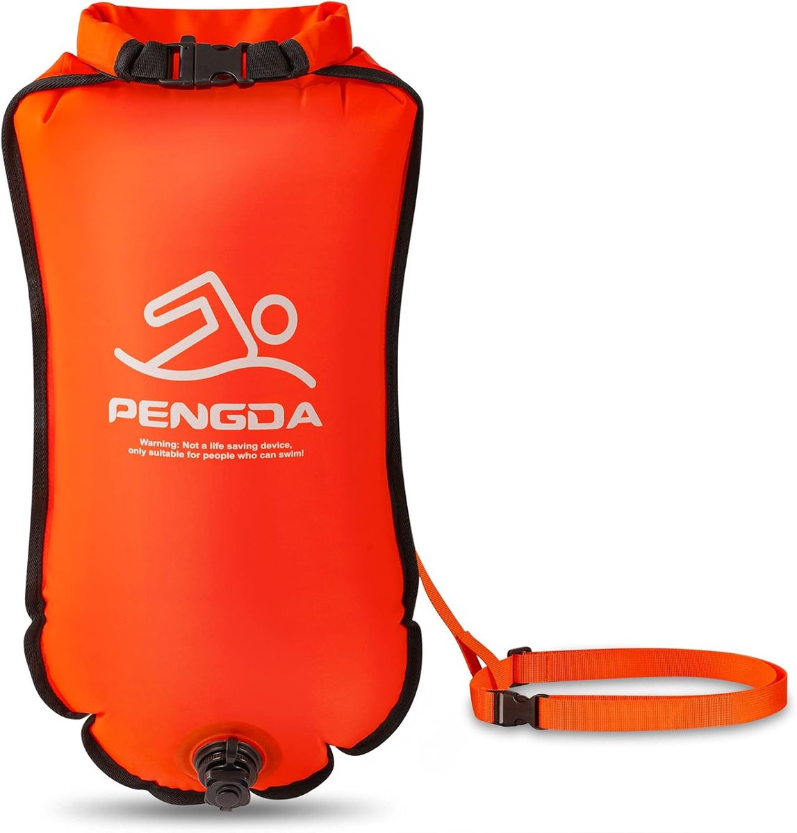 Zwemboei 20L - Waterdichte zwemtas - Hoge zichtbaarheid - Ideaal voor open water zwemmers - ShopVlot