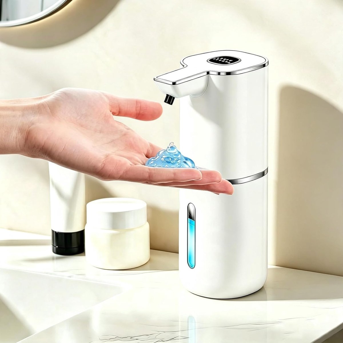 Automatische zeepdispenser 360 ml - USB oplaadbaar - IPX5 waterdicht - Ideaal voor badkamer en keuken - ShopVlot