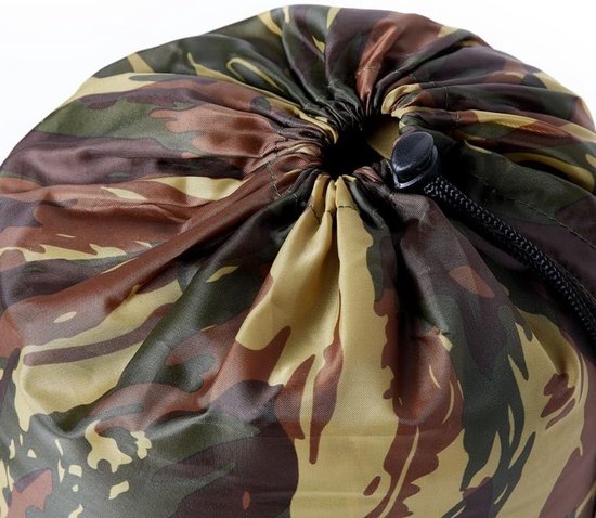 Kampeer Slaapzak - Reis Slaapzak Backpacking - Buiten Overnachten - Waterbestendig Weerbestendig - 190 x 72 cm - Camouflage — afbeelding 4