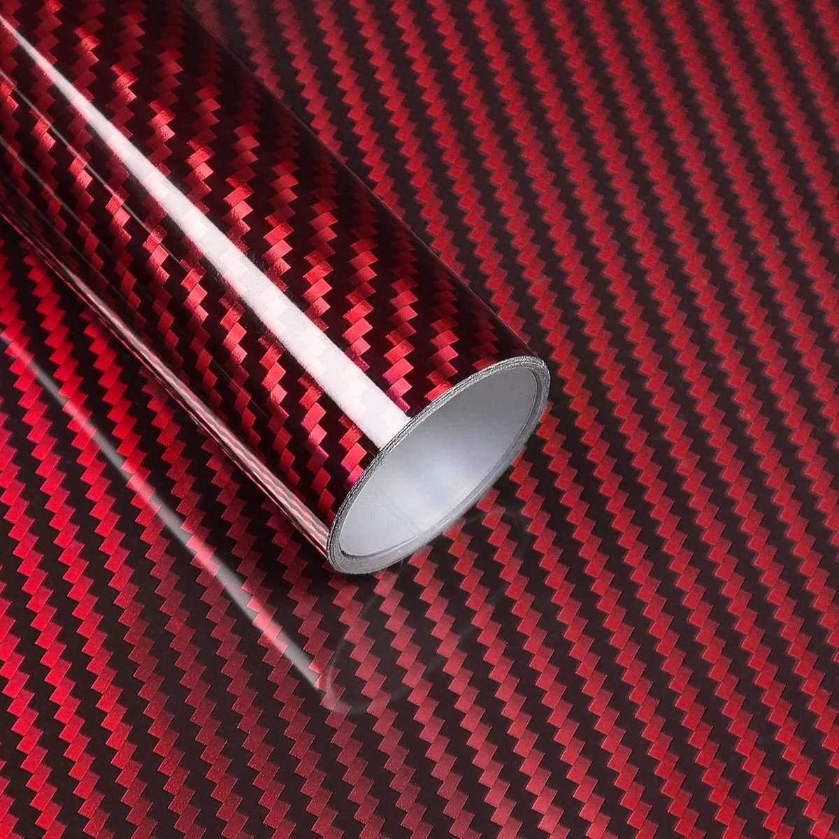 Autobescherming folie 30 x 150 cm - 2D carbon fiber - zelfklevend - beschermt tegen krassen en schade - SnelShoppen