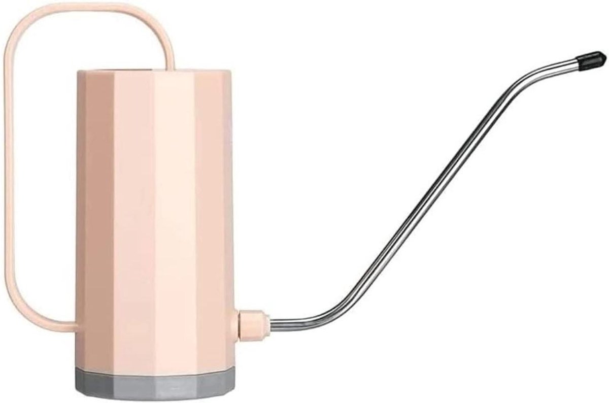Gieter Kamerplanten - Waterkannetje Plantenbak - Planten Water Geven - Lange Roestvrijstalen Tuit - 1.2 Liter - Roze