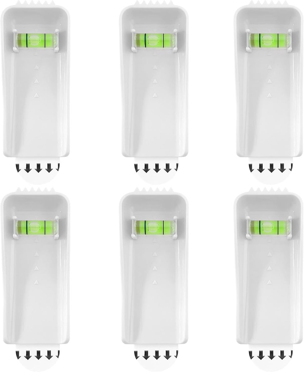 6 stuks fotohaken met strips | Fotolijststrips zonder spijkers | Muurstickers om foto's op te hangen | Fotolijsthaken zonder spijkers | Verwijderbare plakstrips
