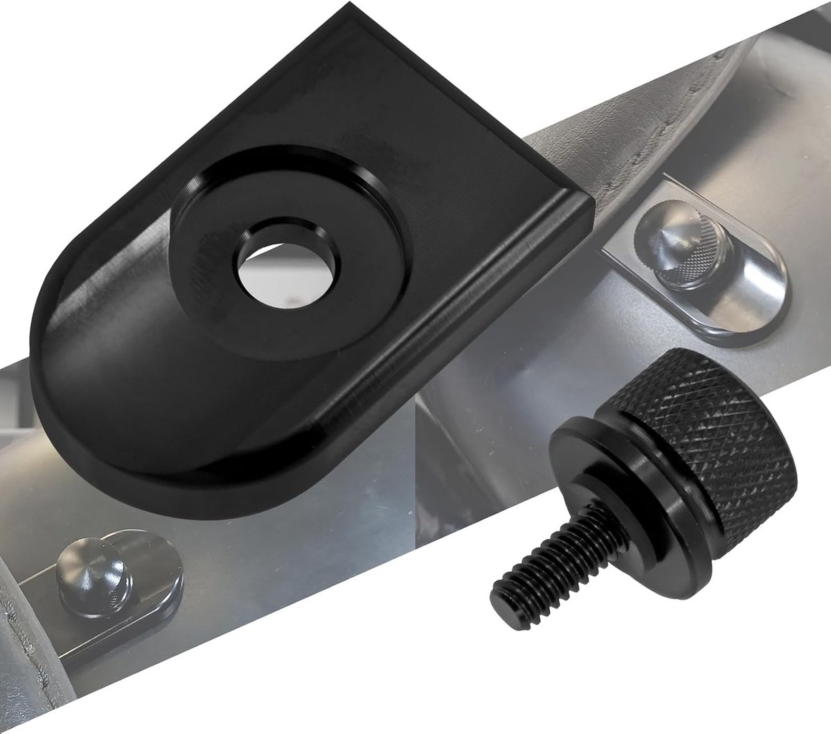 motorfiets achter zitting bout zittingsluiting schroeven hardware kit geschikt voor Harley Touring Dyna Softail Road King Street Electra Glide Sportster 1997-2024 zwart