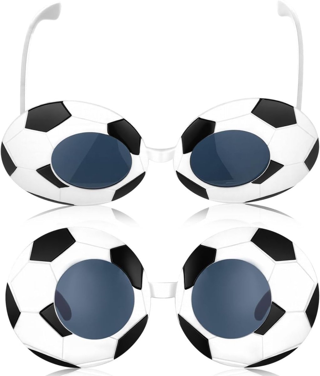 Brillen, originele feestaccessoires voor voetbalfeesten, draagbare brillen als foto-rekwisiet en gastgeschenk voor vrienden