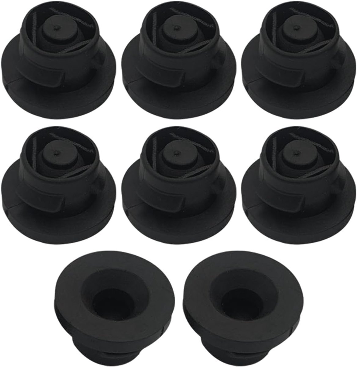 8 stuks Silentblok voor luchtinlaat, houder luchtfilter, OEM 1422A3, luchtfilter, rubber, compatibel met Peugeot Berlingo C2 C3 C4 C5 Jumpy Xsara Picasso 1.6 HDI