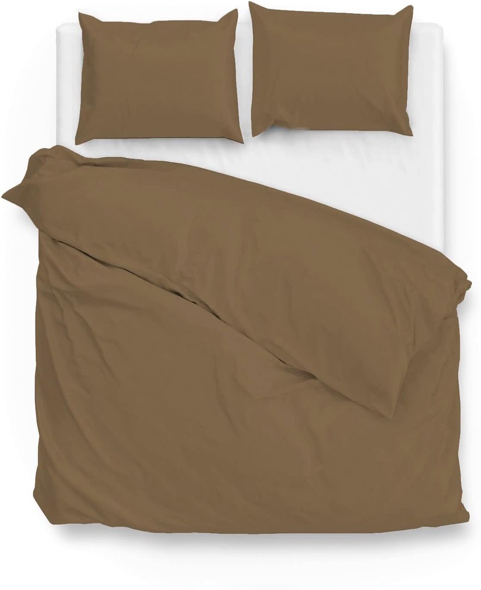 Dekbedovertrek set 260x200/220cm - uni katoen satijn - heerlijk zacht - SnelShoppen