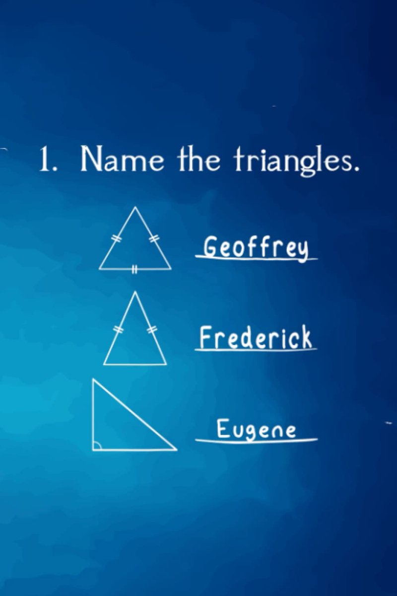 Planner: Formula Geek equation study solve Name the Triangels
