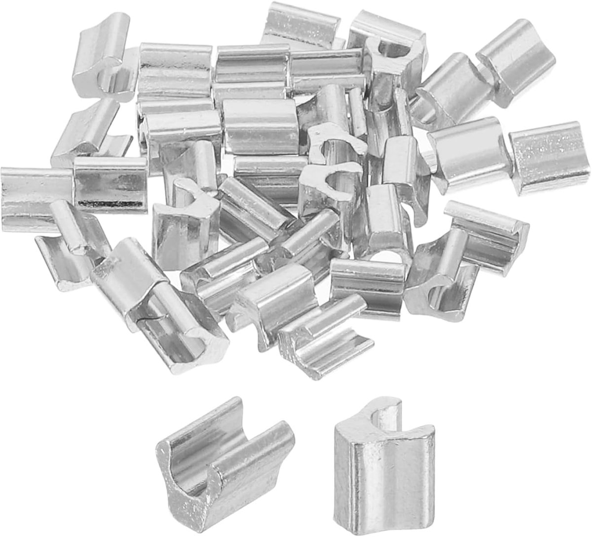Sluitingen: 3 bovenste clips voor tassen, mantels, jassen, ritssluitingen, gesloten, vervanging, zilverkleurig
