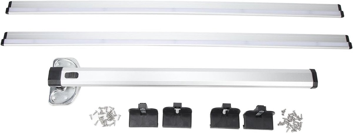 Tafelpoot en Schuifrail voor RV Jacht, 28,5 Inch Inklapbare Poten 38,6 Inch Dubbele Geleiderails, RV Tafelvoetbevestiging, RV Accessoires, Marine Caravan