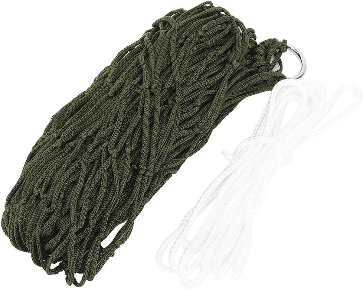 Outdoor Mesh Hangmat, Sneldrogende Hangmat Lucht permeabiliteit 200x80cm canvas stof met nylon, Andere bergsport en kampeerbenodigdheden