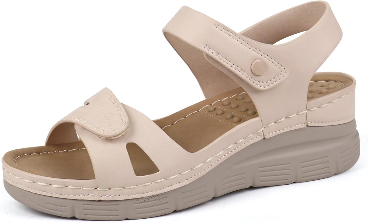 Comfortabele wandelsandalen voor dames, orthesandalen met ondersteuning van de voetboog
