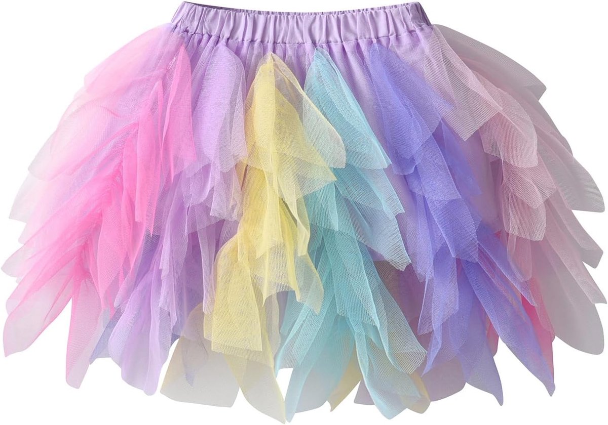 Meisjesrok, tule, dans, balletrok, prinsessenkostuum, kinderen, meisjes, tule rok, balletrok, 2-8 jaar
