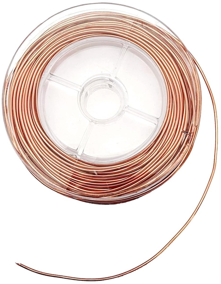 10 m 1 mm dikte geëmailleerde koperdraadspoel, geïsoleerde messingdraad voor elektromagneet, motorwikkeling, magenten, spoelwikkeling en transformaties