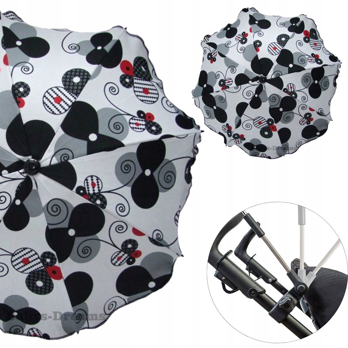 Universele Kinderwagen Parasol UV 50+ Wind- en Waterbestendig
