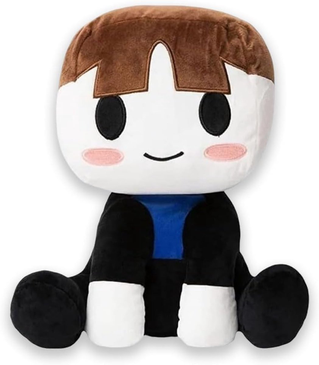 Buddy Plüschtier - 22 cm YouTube Video Stuffed Animal Box Buddy Kuscheltier Geschenk fur Kinder and Fans (Brown)
