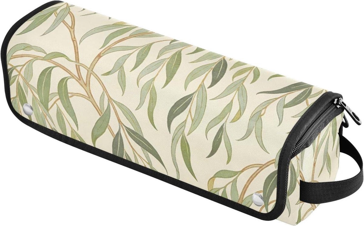 Haargereedschap Tas - Reis Organizer - Styling Tools Meenemen - Hittebestendige Mat - 37 cm - Willow Leaf