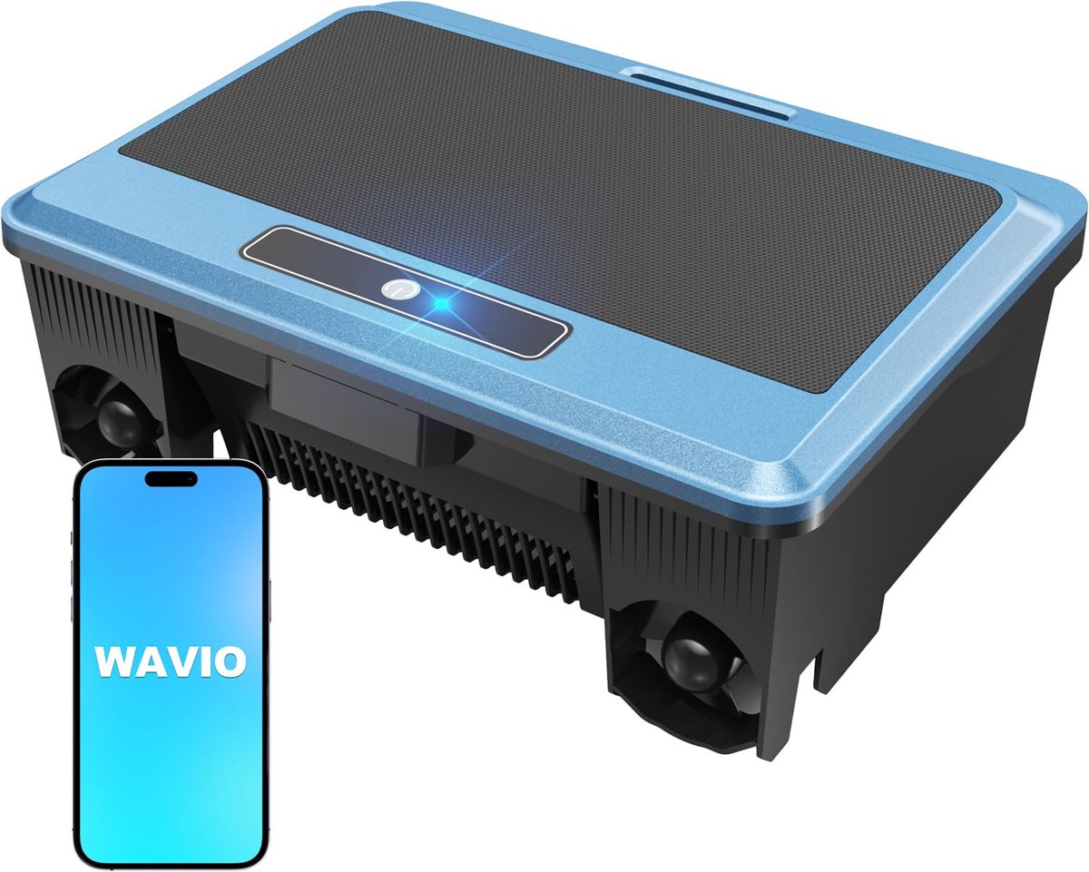 Robot skimmer op zonne-energie - F1T 2026 upgrade - app bediening - automatische reiniging 24/7 - ShopVlot