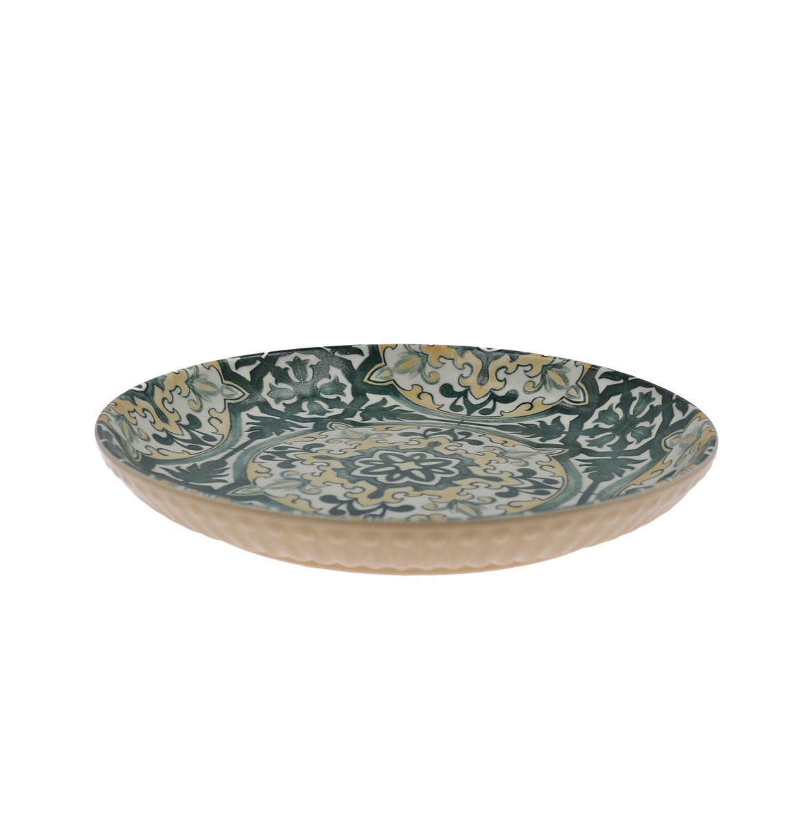 Keramisch Dessertbord MOSAIC Beige 21cm - Stijlvol en Functioneel
