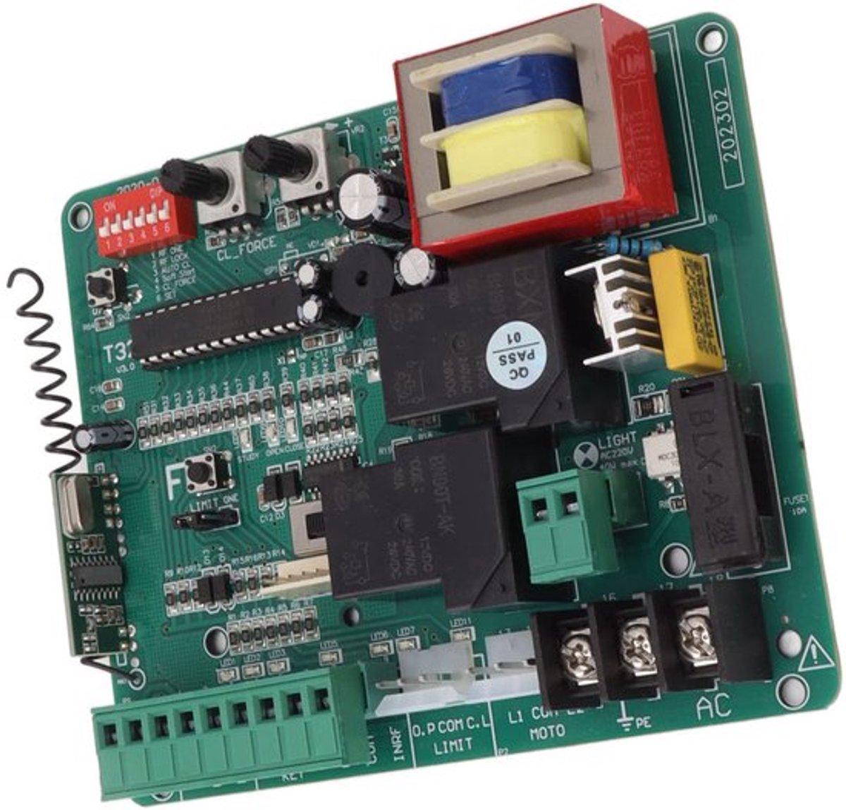 Schuifpoort Motorbesturing Controller Circuit Board Controller Deuropener Schuifdeur 220V voor Led voor Merchandisers