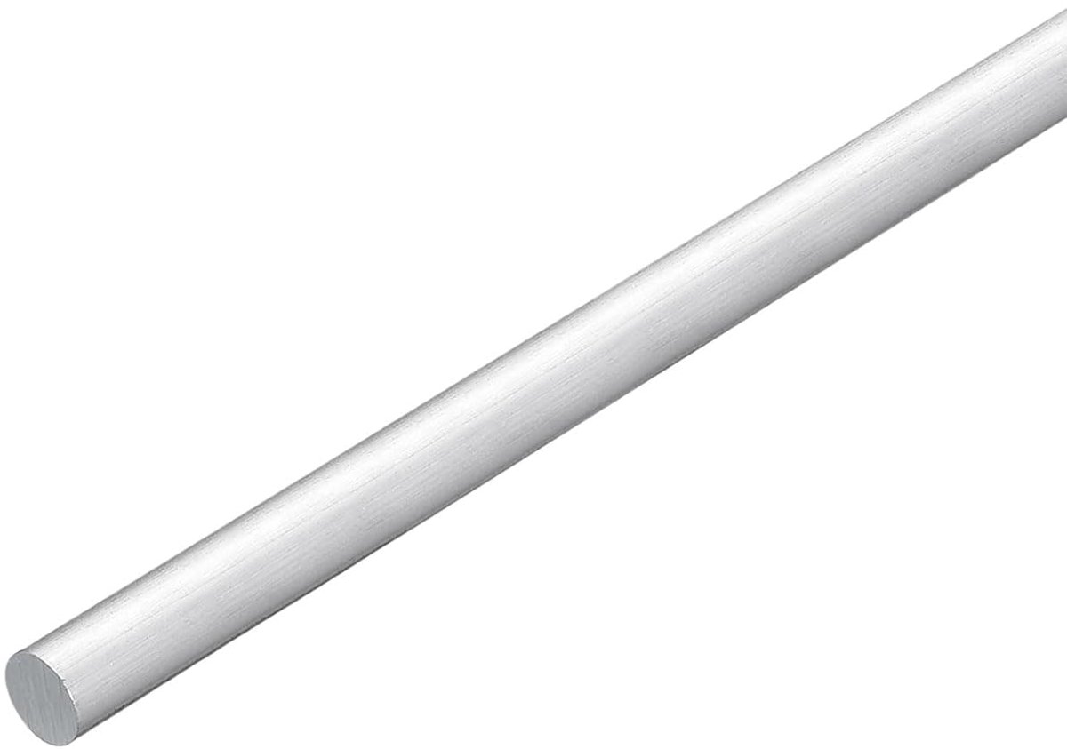 Ronde stang van aluminium, diameter 16 mm, lengte 406 mm, volledige stang van aluminium, voor draaibank, industrie, bouw, doe-het-zelf handwerk