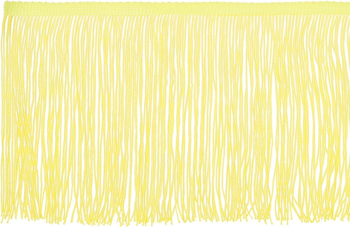 10 Yards 6 Inch Fringe Trim Kwastje Naaien Trim, Polyester Chainette voor DIY Craft Kleding Accessoires Latijnse Trouwjurk Lamp Schaduw Decoratie, Geel