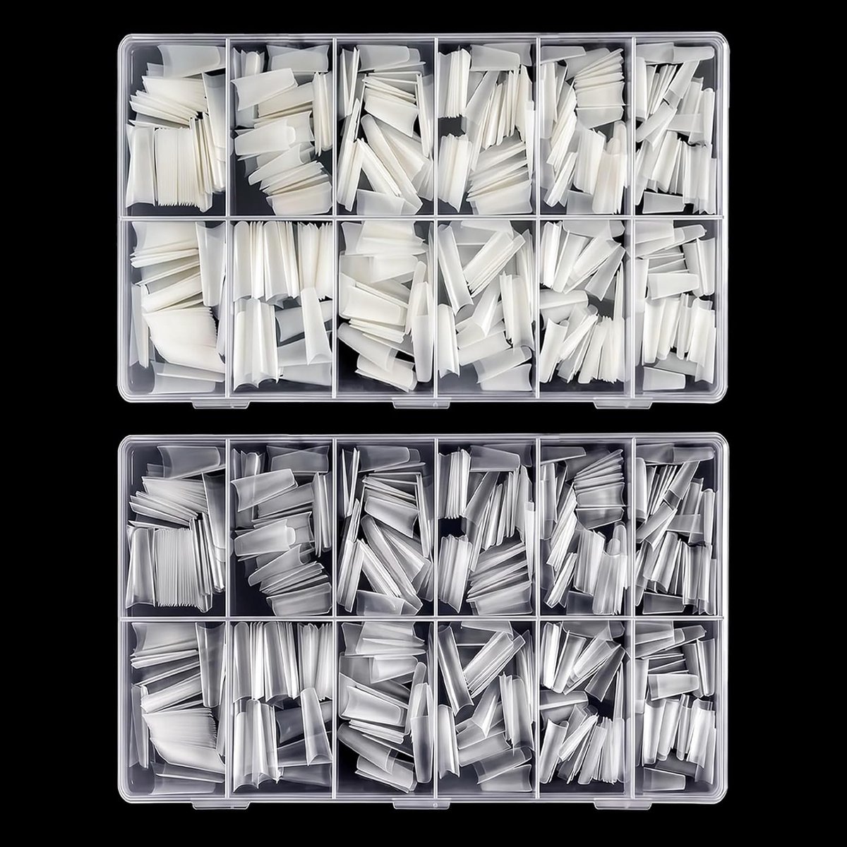 flintronic 1000 stuks kunstnagels, stickers, Franse manicure, voor professionele manicure, nail art beginners