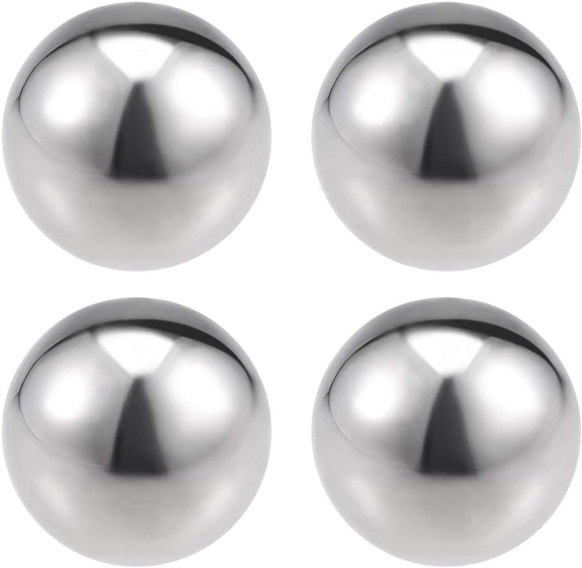 Sourcing map 4 stuks 304 roestvrij stalen kap bal bal voor leuning trap spindel palen 25 mm diameter