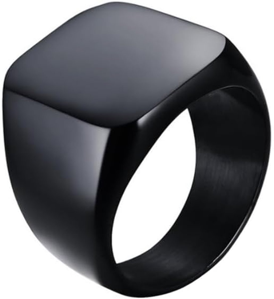 Zegelring van Mendes Zwart-21.5mm