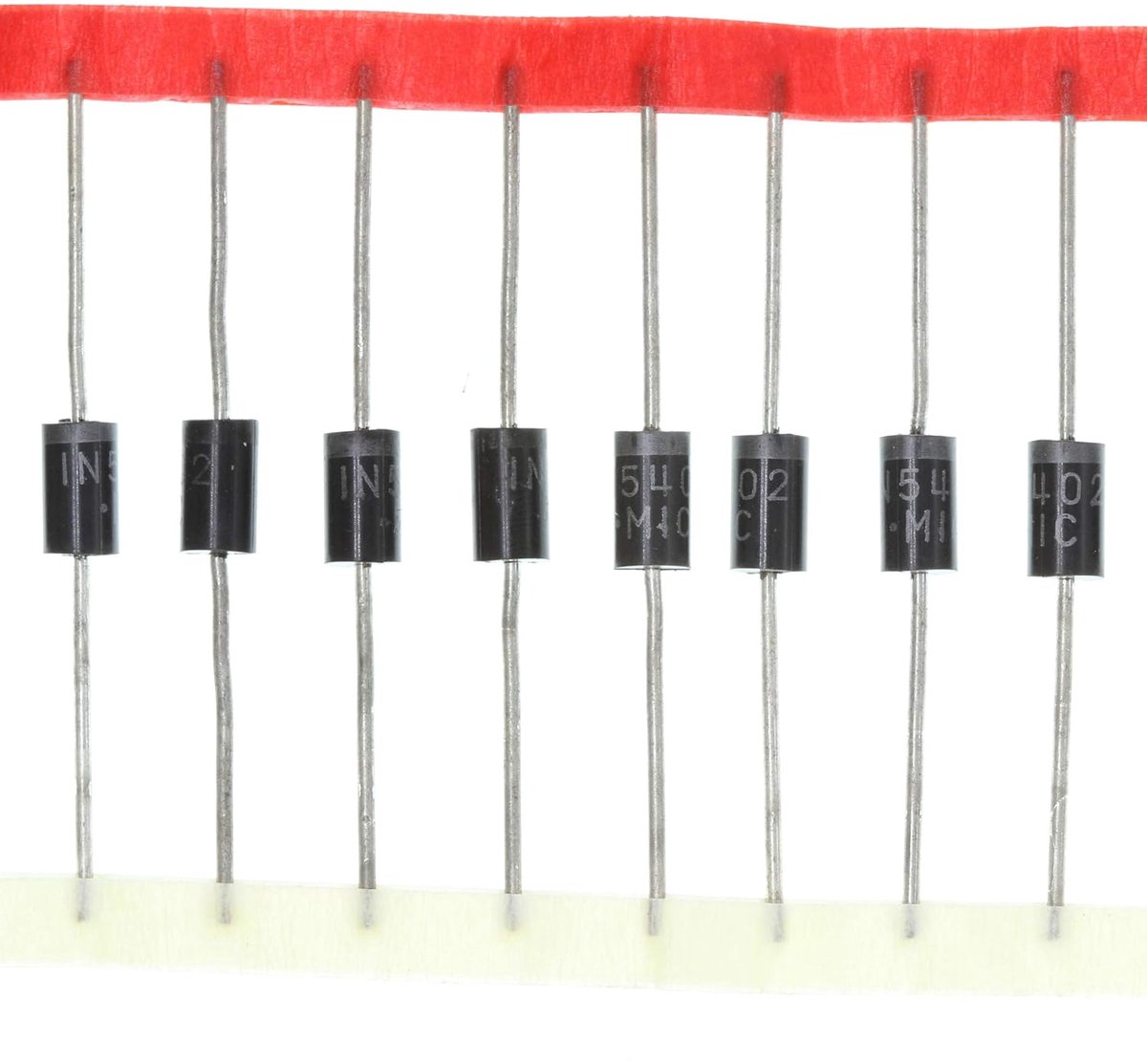 50 stuks 1N5402 Rectifier diode 3A 200V DO-201AD (DO-27) axiaal 5402 3 Amp 200 Volt