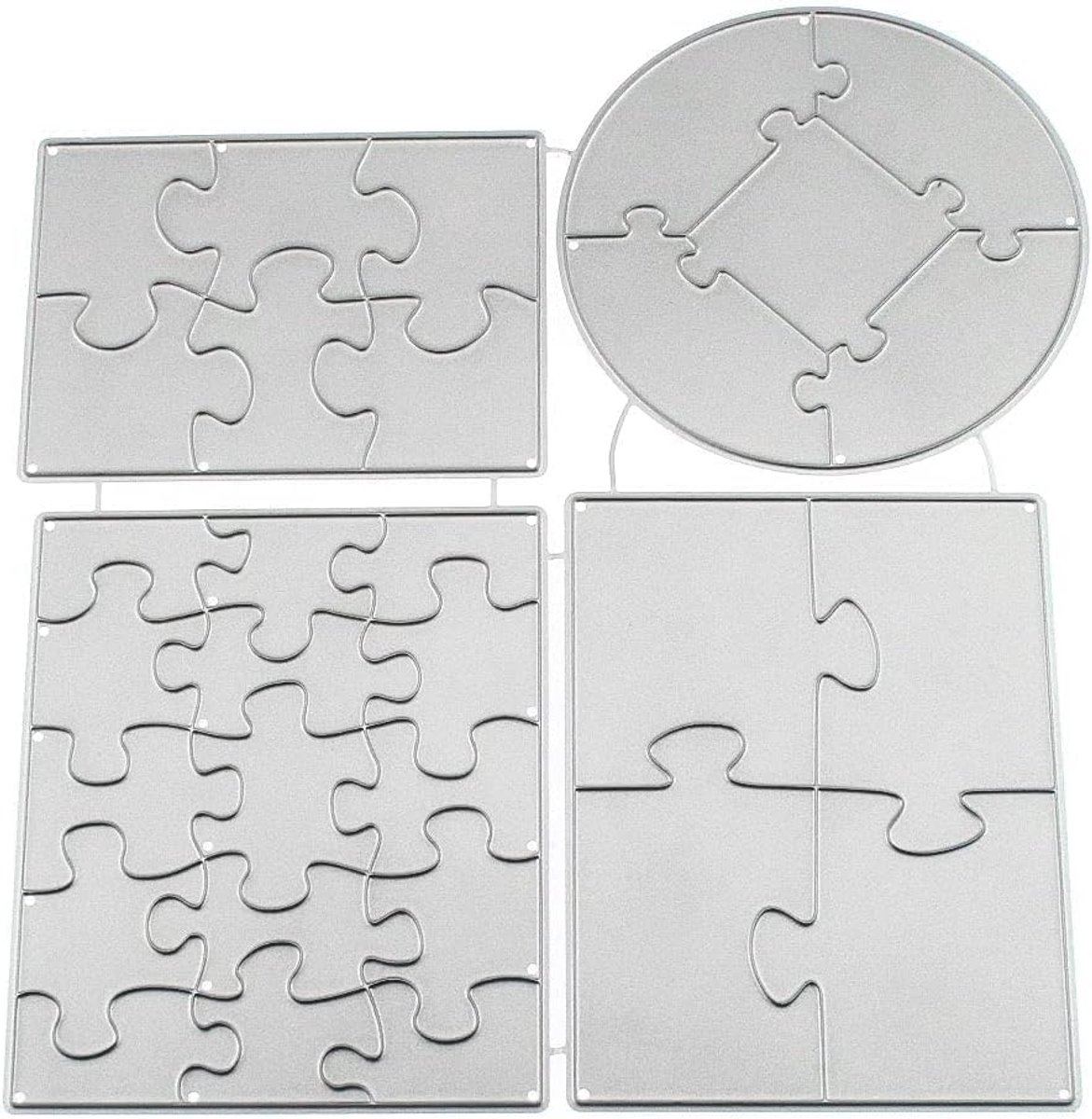 Stanssjablonen, reliëfsjablonen, puzzel, blinddruksjablonen, papier, metalen stanssjablonen voor scrapbooking, doe-het-zelf handwerk, kaarten maken