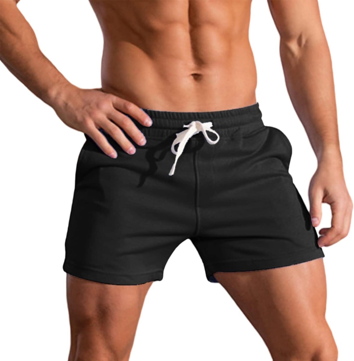 Hardloopshorts 3 Inch - Ademend Katoen - Comfortabel voor Fitness - SnelShoppen