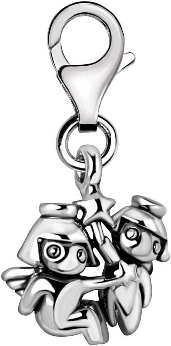 Verzilverd Horoscoop Thema Charm Bedel Hangers voor Armbanden en Accessoires