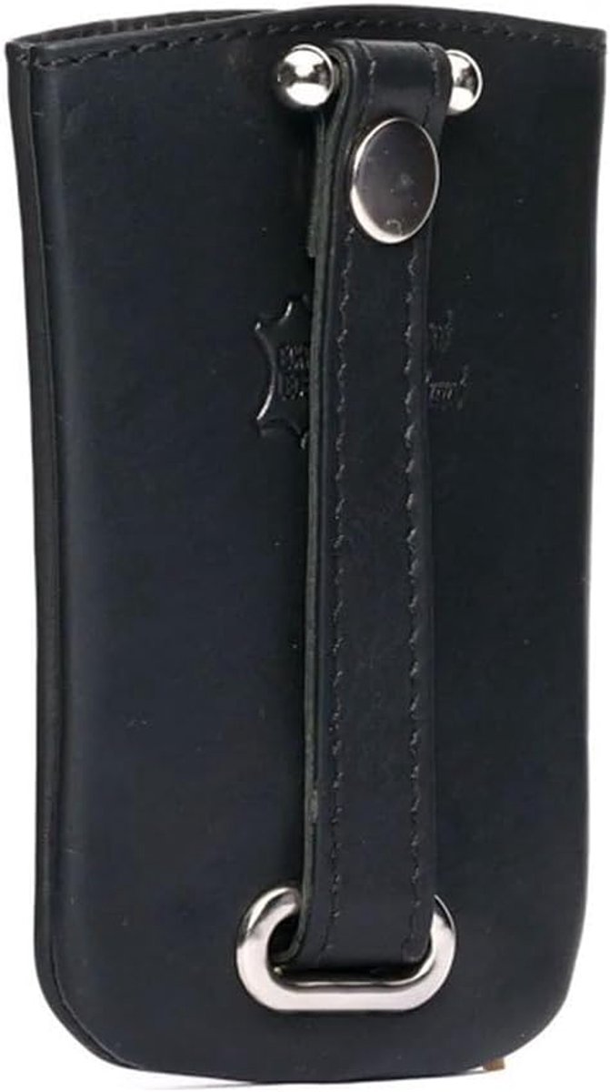 Sleutelkoffer - Klok - Leer - Vintage stijl voor sleutels en kaarten - SnelShoppen