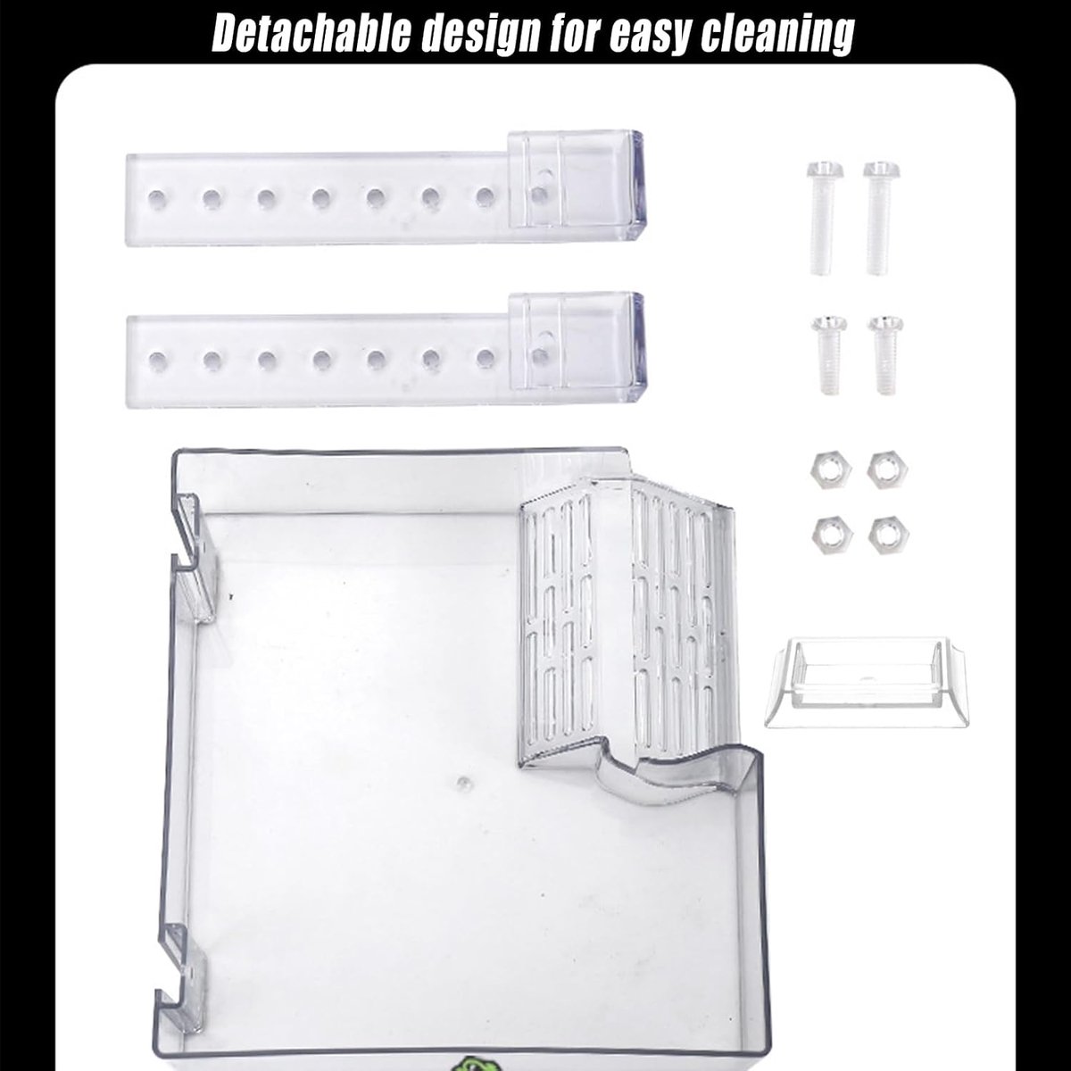 Platform voor Basking voor Schildpadden in Acryl, Waterschildpad Platform, Oprijplaten voor Schildpadden in Acryl, Aquariumaccessoires, voor Marine Schildpadden, Kleine Reptielen, L