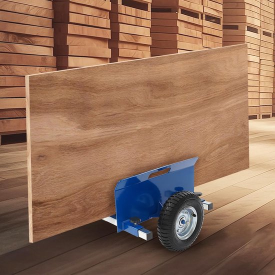 Platenklemwagen, transporthulp, droogbouw, rolwagen voor het vervoer van wandpanelen, gipsplaten, platen, draagvermogen tot 500 kg — afbeelding 4