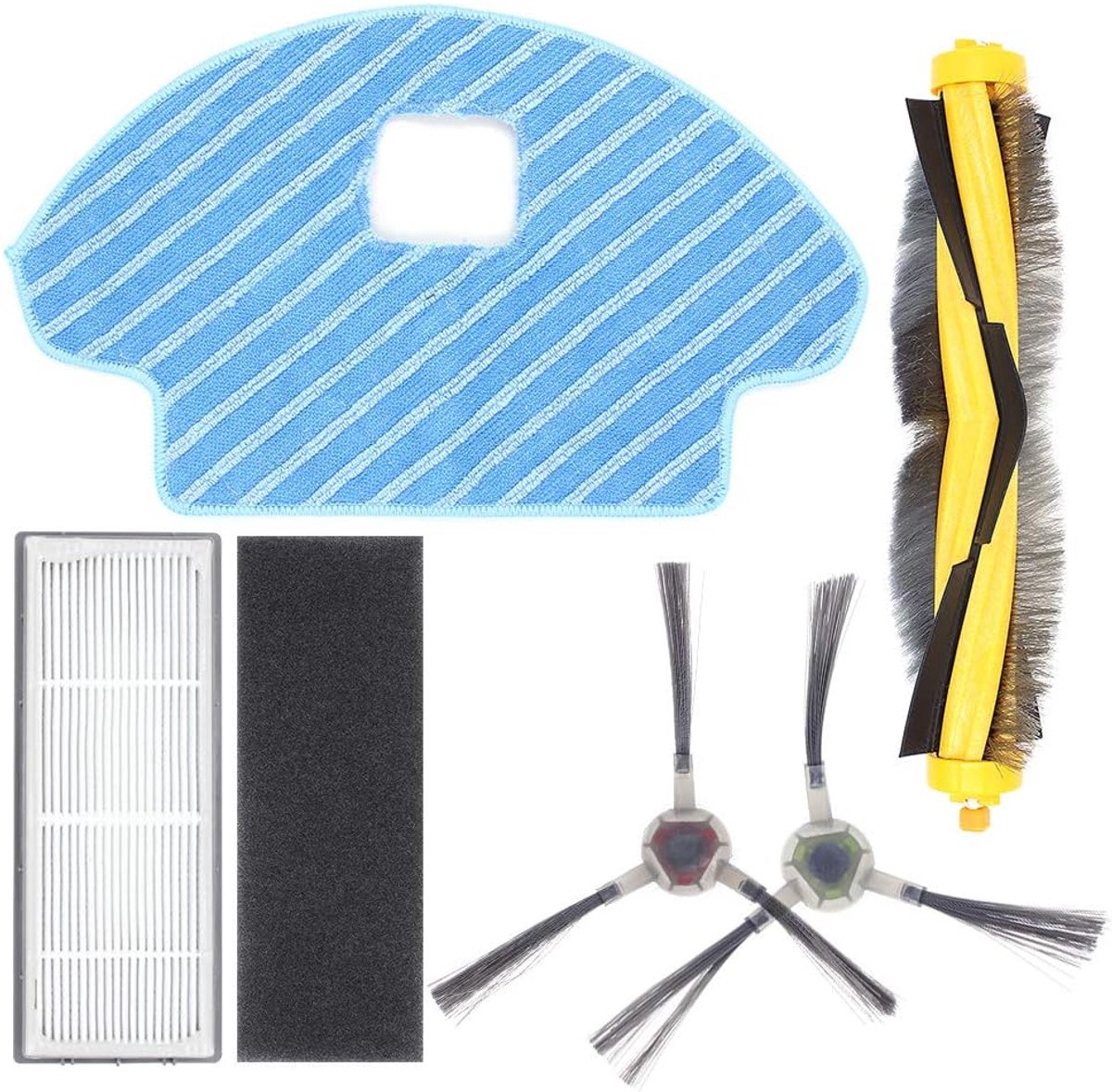 Reserveonderdelen accessoires voor Ecovacs Deebot OZMO 930/ECOVACS DEEBOT DG36 robotstofzuiger, reserveonderdelen, hoofdborstel, filter en wisdoeken voor robotstofzuiger