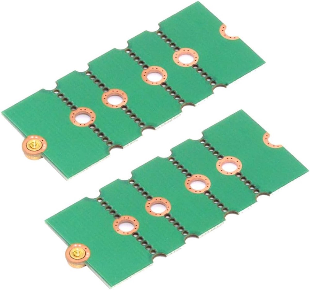 2 Pack M.2 2230 naar 2280 Converter Card NVMe NGFF SSD Adapter