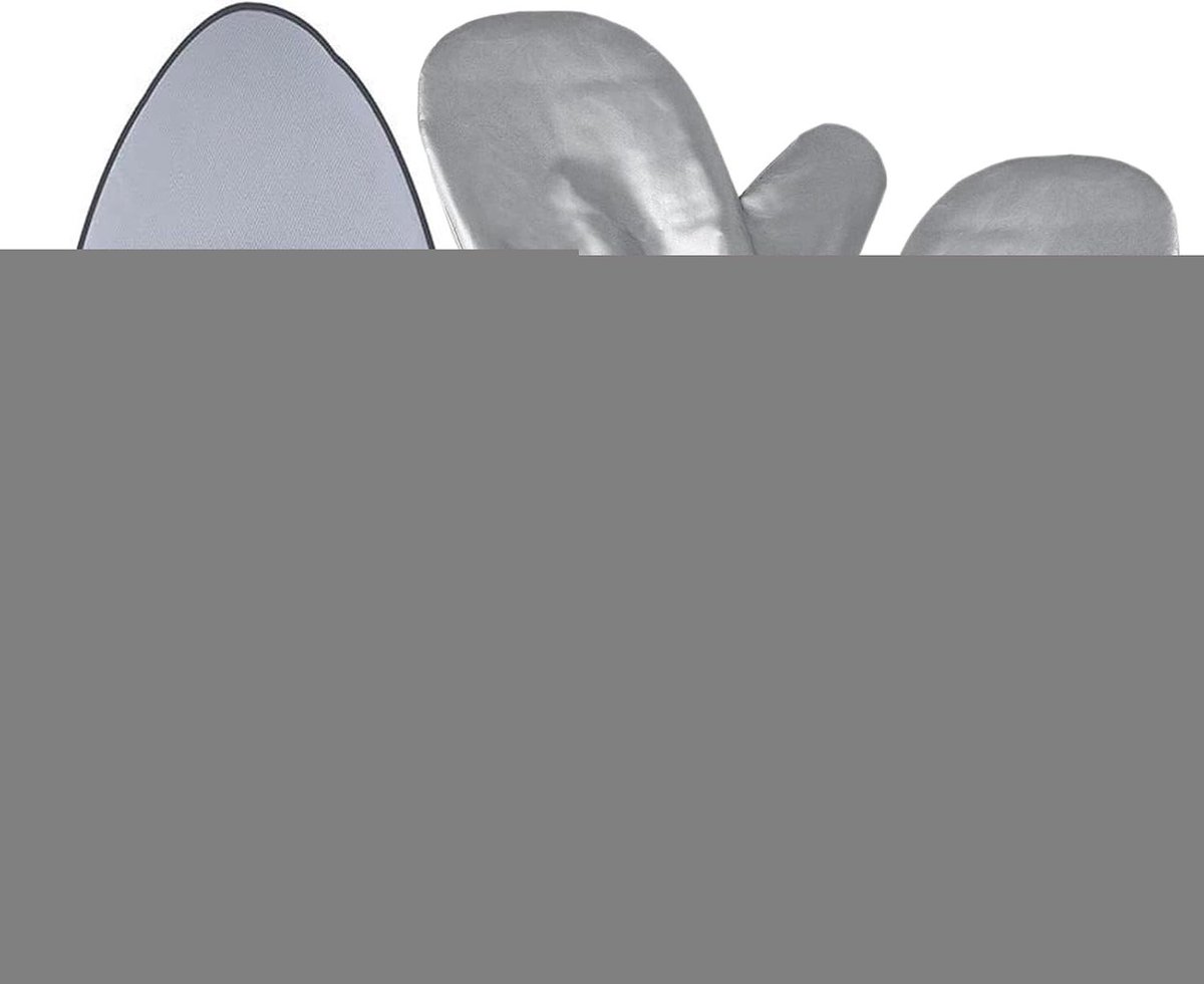 Stoomhandschoenen Kleding - Stoomwerende handschoen - Kleding Stomen - Hittebestendige Bescherming - 22.5 x 17 cm - Grijs