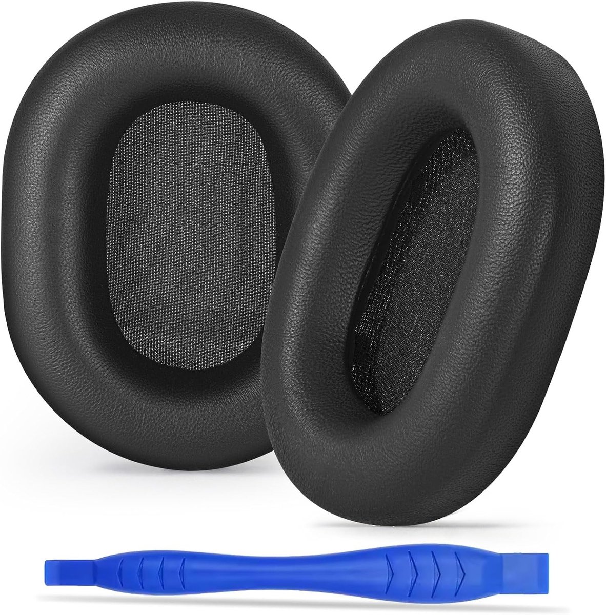 Oorkussens voor Sony XM5 Ruisonderdrukkende Hoofdtelefoon, Premium WH-1000XM5 Vervangende Oorpaddekkingen met Zacht Lamsleer, Geoptimaliseerd Memory Foam (Lamsleer-Zwart)