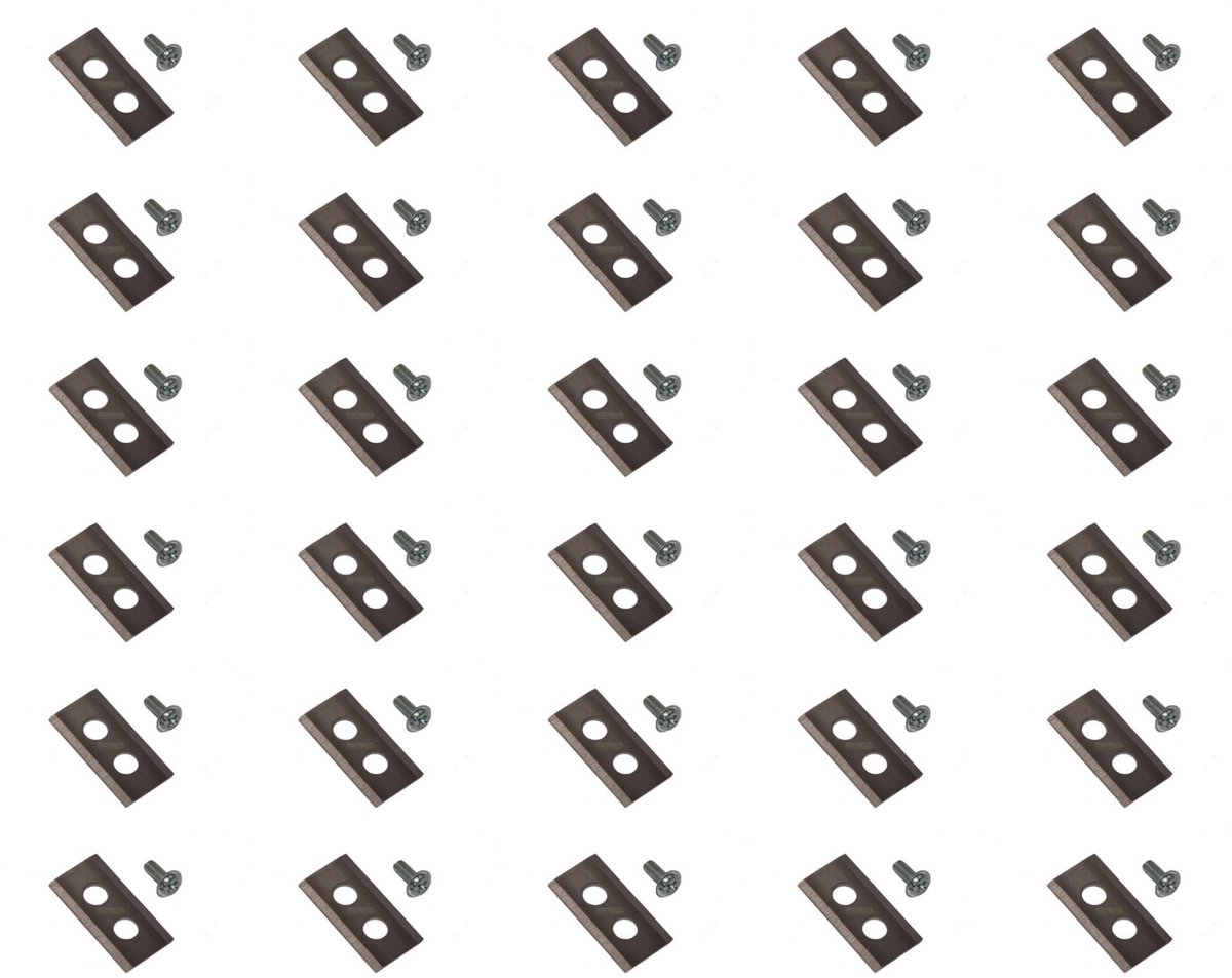 Roestvrijstalen mes van 30 x 3,6 cm voor de robotmaaier Practixx PX-RRM-600Wi