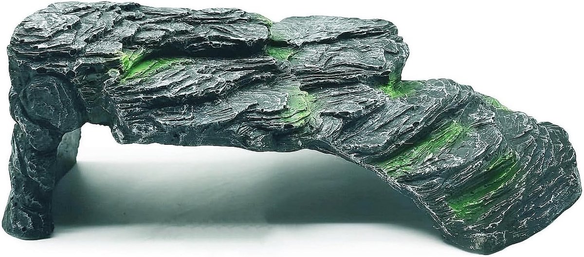 Reptielenkamer met verstopplek - 100% niet-giftig resin - realistische steenlook - ShopVlot