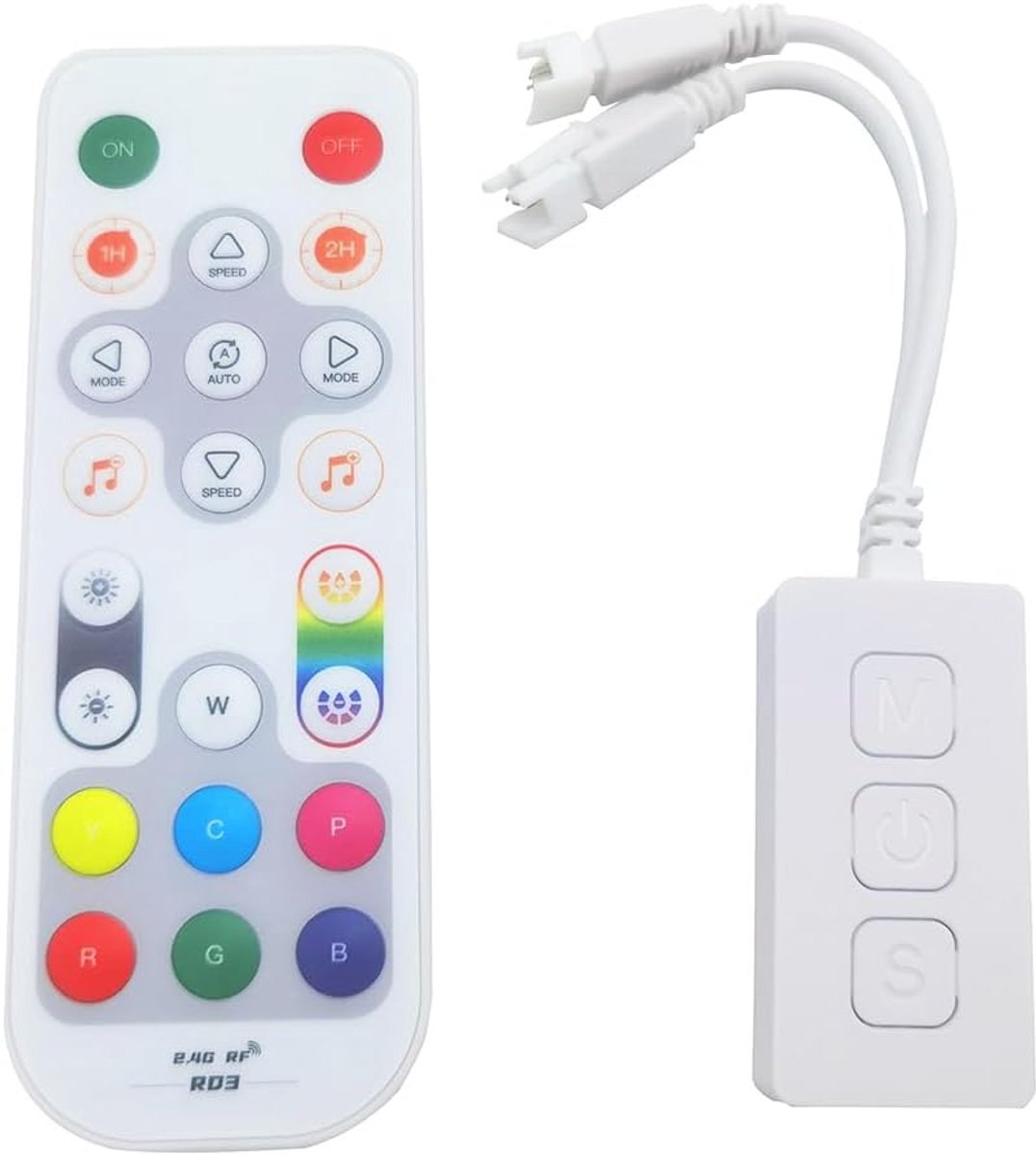LED controller - RGB muziek - WiFi & Bluetooth - Spraakbediening via app - ShopVlot